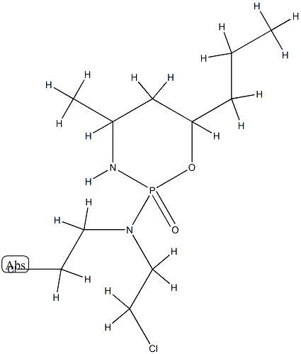 N,N-bis(2-chloroethyl)-4-methyl-2-oxo-6-propyl-1-oxa-3-aza-2$l^{5}-pho sphacyclohexan-2-amine CAS#: 78220-02-7